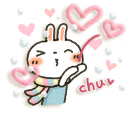 Colorful rabbit 2 sticker #8145243