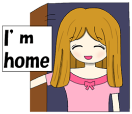 Japanese MOE girls(English) sticker #8145888