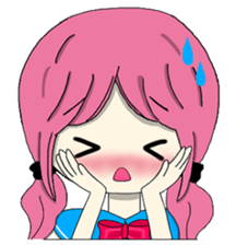 Japanese MOE girls(English) sticker #8145907