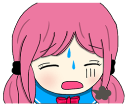 Japanese MOE girls(English) sticker #8145915