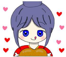 Japanese MOE girls(English) sticker #8145919