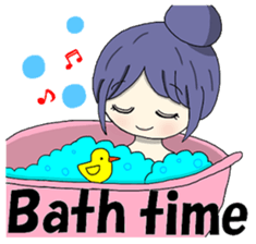 Japanese MOE girls(English) sticker #8145922