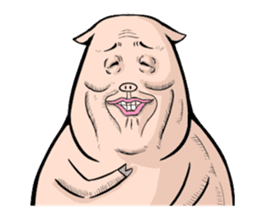 Three pigs sticker #8146406