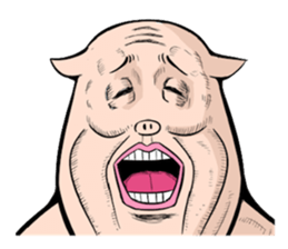 Three pigs sticker #8146407