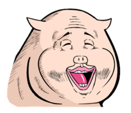 Three pigs sticker #8146414