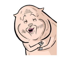 Three pigs sticker #8146417