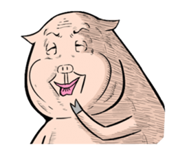 Three pigs sticker #8146421