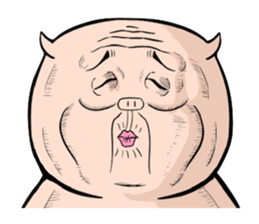 Three pigs sticker #8146424