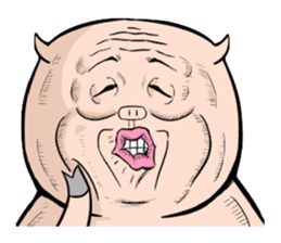 Three pigs sticker #8146428