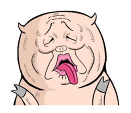 Three pigs sticker #8146432