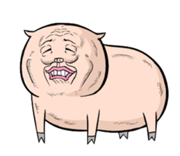 Three pigs sticker #8146435