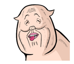 Three pigs sticker #8146436