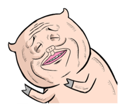 Three pigs sticker #8146440