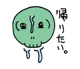 Gluttony Skull Stickers2 sticker #8146776