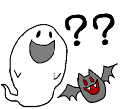 halloween ghost-chan sticker sticker #8146818