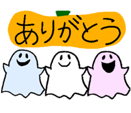 halloween ghost-chan sticker sticker #8146819