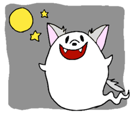 halloween ghost-chan sticker sticker #8146826