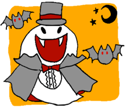 halloween ghost-chan sticker sticker #8146829