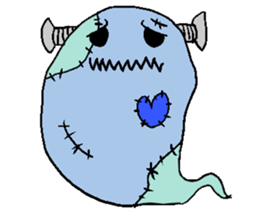 halloween ghost-chan sticker sticker #8146830