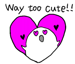 halloween ghost-chan sticker sticker #8146835