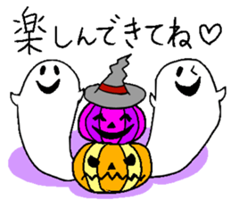 halloween ghost-chan sticker sticker #8146836