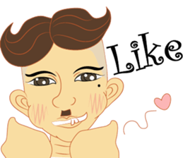 Lai Kanok Cartoon thai v.Ori3Eng sticker #8147049