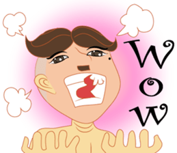 Lai Kanok Cartoon thai v.Ori3Eng sticker #8147053