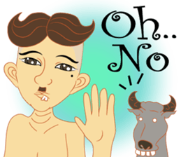 Lai Kanok Cartoon thai v.Ori3Eng sticker #8147054