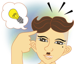 Lai Kanok Cartoon thai v.Ori3Eng sticker #8147056