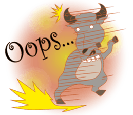 Lai Kanok Cartoon thai v.Ori3Eng sticker #8147061