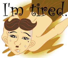 Lai Kanok Cartoon thai v.Ori3Eng sticker #8147062