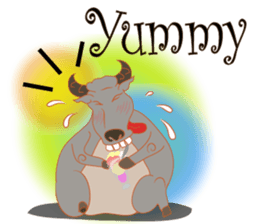 Lai Kanok Cartoon thai v.Ori3Eng sticker #8147065