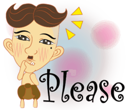 Lai Kanok Cartoon thai v.Ori3Eng sticker #8147069