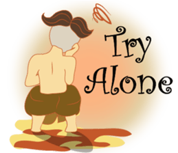 Lai Kanok Cartoon thai v.Ori3Eng sticker #8147073