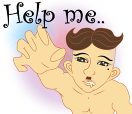 Lai Kanok Cartoon thai v.Ori3Eng sticker #8147074