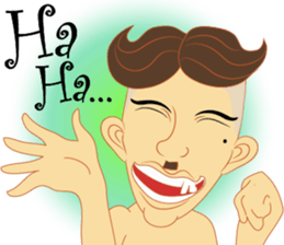 Lai Kanok Cartoon thai v.Ori3Eng sticker #8147075