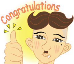 Lai Kanok Cartoon thai v.Ori3Eng sticker #8147080