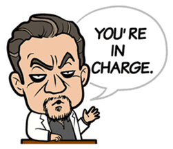 BUDDIES! WE GOTTA TALK. sticker #8147488