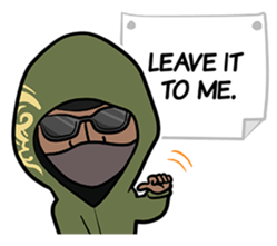 BUDDIES! WE GOTTA TALK. sticker #8147489