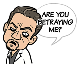 BUDDIES! WE GOTTA TALK. sticker #8147508