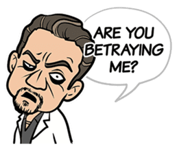 BUDDIES! WE GOTTA TALK. sticker #8147508