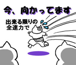 Judo cat sticker #8147583