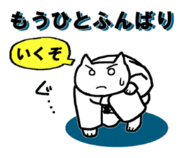 Judo cat sticker #8147587