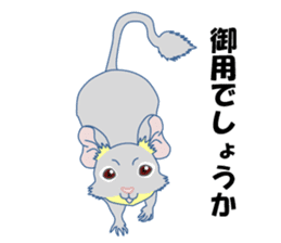 Life at autumn of DEGU and winter sticker #8147930