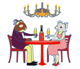 Life at autumn of DEGU and winter sticker #8147942