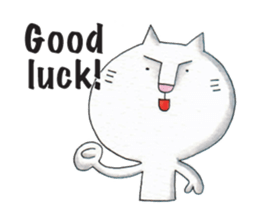 Cat talks message 4. sticker #8147973