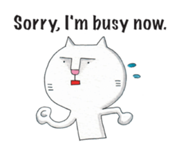 Cat talks message 4. sticker #8147975