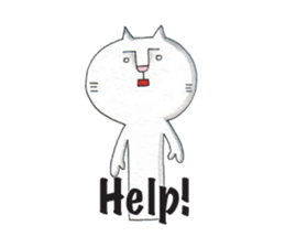 Cat talks message 4. sticker #8147976