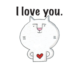 Cat talks message 4. sticker #8147977