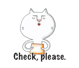 Cat talks message 4. sticker #8147983